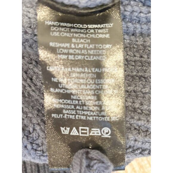 Anthropologie Chunky Knit Cropped Sweater Size Large - Picture 4 of 7